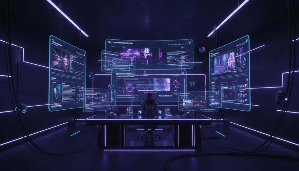 AI video generator app interface showing multiple AI models for text-to-video and image-to-video generation