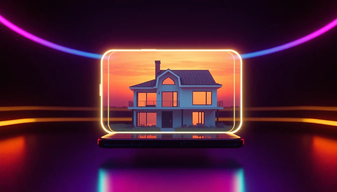 AI video generator for real estate turning a listing photo of a modern house into a property tour video